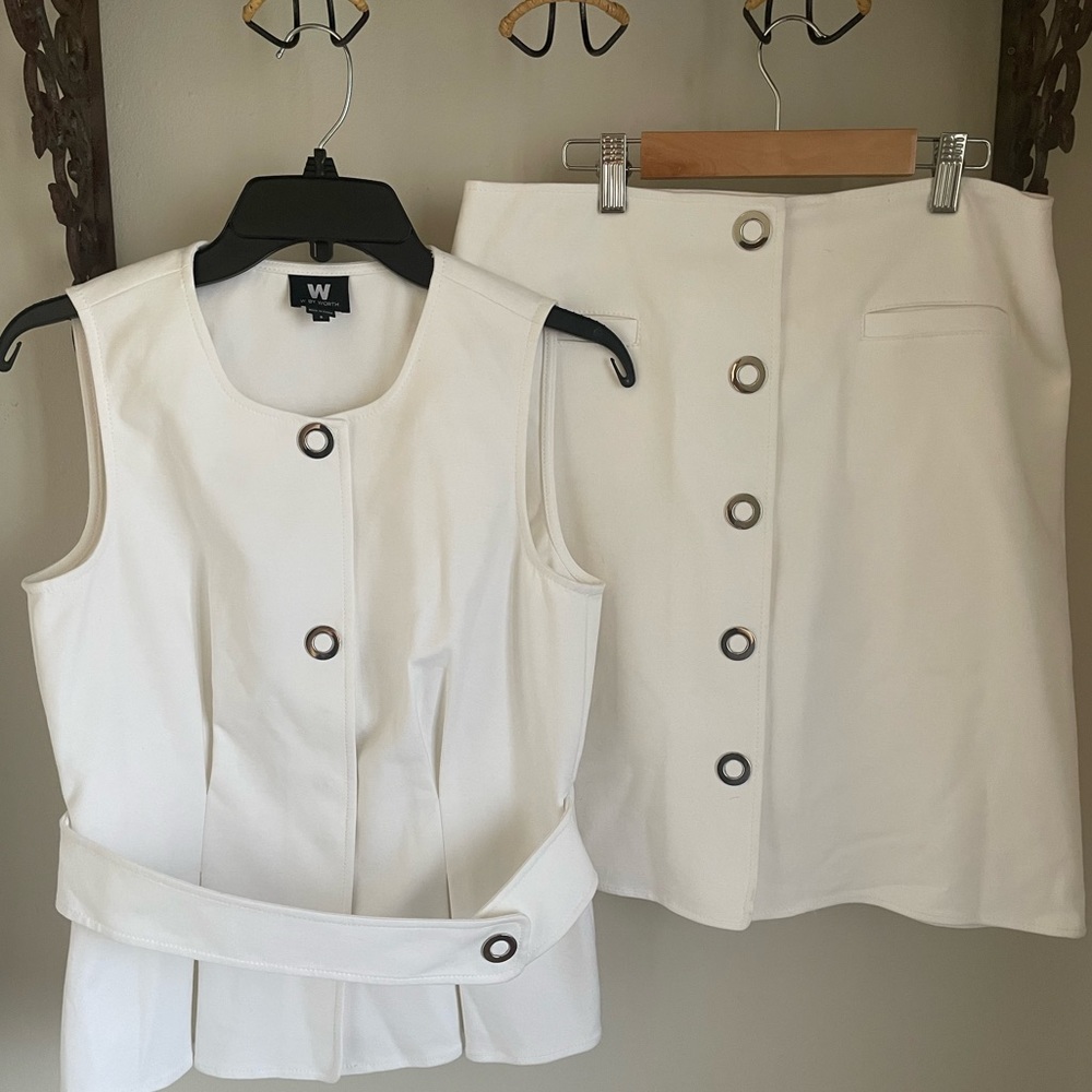 White 60’s Style Suit Set